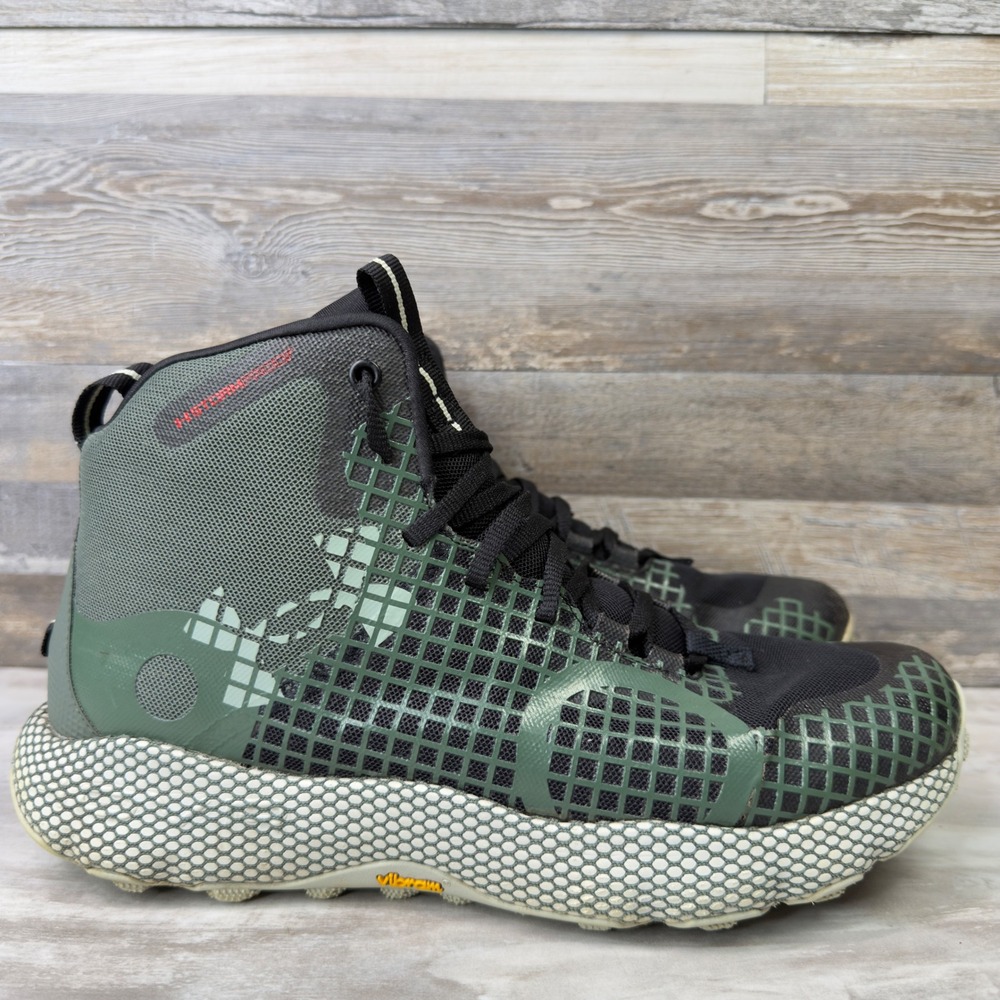 Under Armour UA HOVR Ridge Trek Mens Size 9 Trail Running‎ Hiking Boots Green
